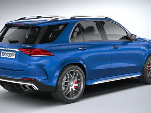 Mercedes-Benz GLE 63 AMG 2021 3D Model