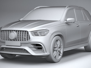 Mercedes-Benz GLE 63 AMG 2021 3Dモデル