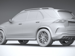 Mercedes-Benz GLE 63 AMG 2021 3Dモデル