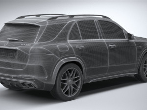 Mercedes-Benz GLE 63 AMG 2021 3Dモデル