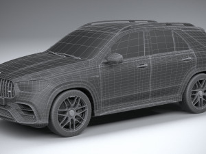 Mercedes-Benz GLE 63 AMG 2021 3Dモデル
