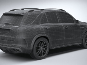 Mercedes-Benz GLE 63 AMG 2021 3Dモデル