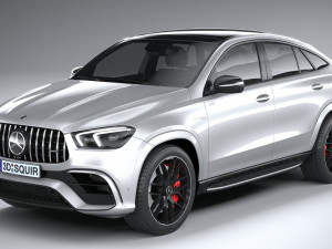 Mercedes-Benz GLE 63 AMG Coupe 2021 3D Model