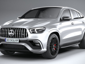 Mercedes-Benz GLE 63 AMG Coupe 2021 3D Model