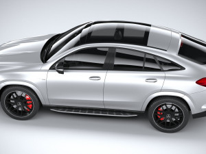Mercedes-Benz GLE 63 AMG Coupe 2021 3D Model