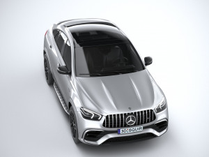Mercedes-Benz GLE 63 AMG Coupe 2021 3D Model