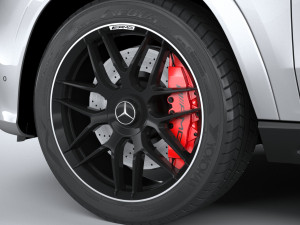 Mercedes-Benz GLE 63 AMG Coupe 2021 3D Model
