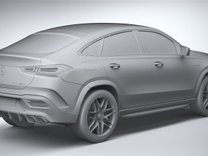 Mercedes-Benz GLE 63 AMG Coupe 2021 3D Model
