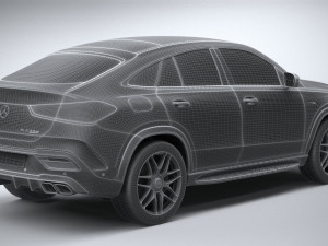 Mercedes-Benz GLE 63 AMG Coupe 2021 3D Model