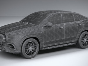 Mercedes-Benz GLE 63 AMG Coupe 2021 3D Model