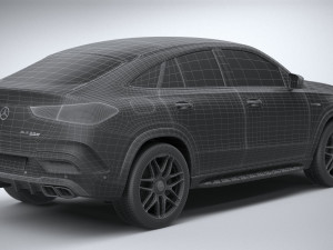 Mercedes-Benz GLE 63 AMG Coupe 2021 3D Model