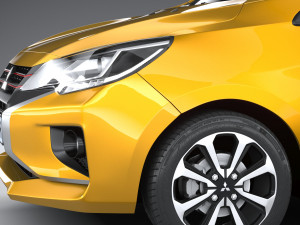 Mitsubishi Mirage 2020 Modèle 3D