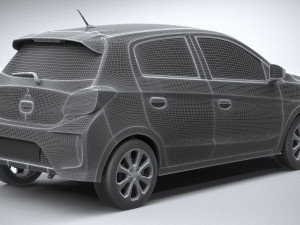 Mitsubishi Mirage 2020 Modèle 3D