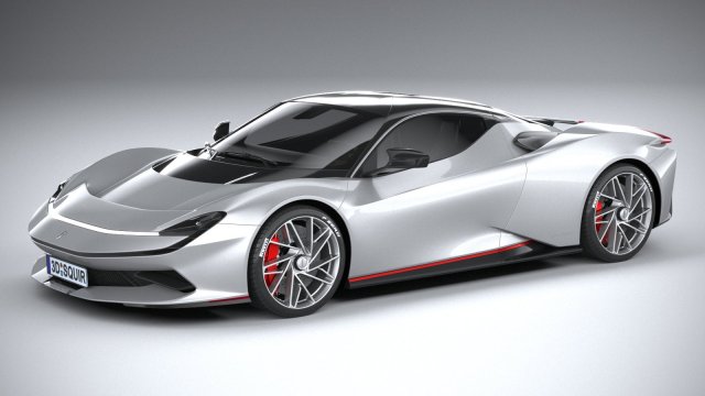 Pininfarina Battista 2020 3D-Modell .c4d .max .obj .3ds .fbx .stl .blend