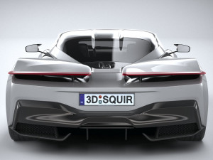 Pininfarina Battista 2020 3D-Modell