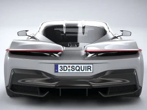 Pininfarina Battista 2020 3D Model