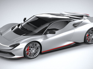 Pininfarina Battista 2020 3D-Modell