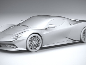 Pininfarina Battista 2020 3D-Modell