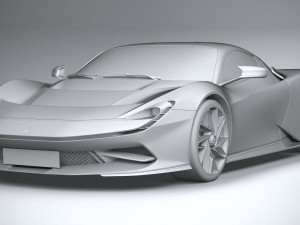 Pininfarina Battista 2020 3D-Modell