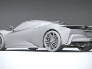 Pininfarina Battista 2020 3D Model