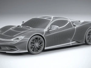 Pininfarina Battista 2020 3D Model