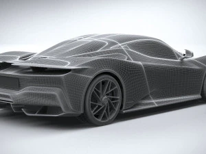 Pininfarina Battista 2020 3D Model