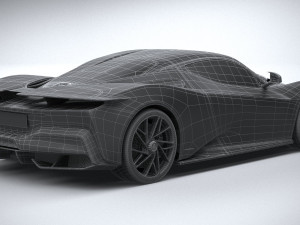 Pininfarina Battista 2020 3D-Modell
