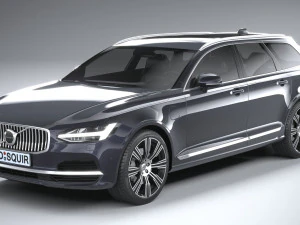 Volvo V90 Estate 2020 3D Model