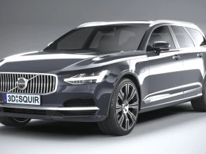 Volvo V90 Estate 2020 3D Model
