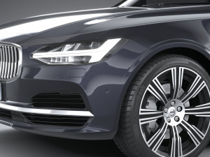 Volvo V90 Estate 2020 Modello 3D