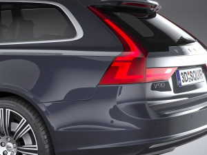 Volvo V90 Estate 2020 Modello 3D
