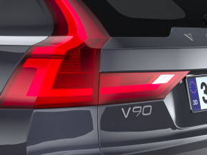 Volvo V90 Estate 2020 Modello 3D