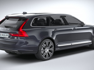 Volvo V90 Estate 2020 Modello 3D