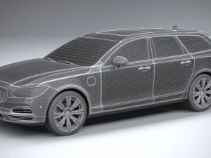 Volvo V90 Estate 2020 3D Model