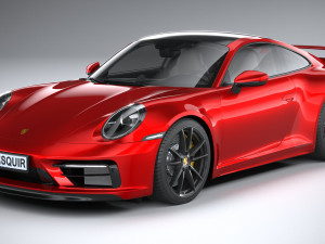 Porsche 911 Carrera Aerokit 2020 3D 모델