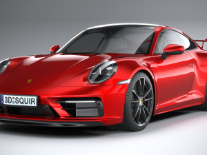 Porsche 911 Carrera Aerokit 2020 3D 모델