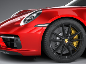 Porsche 911 Carrera Aerokit 2020 3D 모델