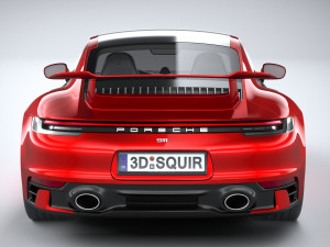 Porsche 911 Carrera Aerokit 2020 3D 모델