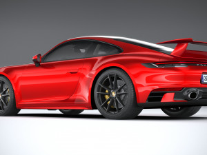 Porsche 911 Carrera Aerokit 2020 3D 모델
