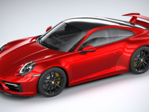 Porsche 911 Carrera Aerokit 2020 3D 모델