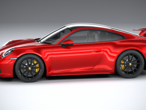 Porsche 911 Carrera Aerokit 2020 3D 모델