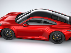 Porsche 911 Carrera Aerokit 2020 3D 모델