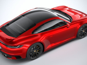 Porsche 911 Carrera Aerokit 2020 3D 모델