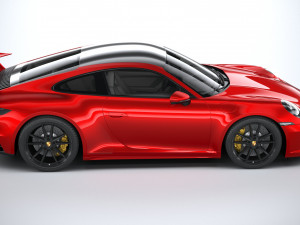 Porsche 911 Carrera Aerokit 2020 3D 모델