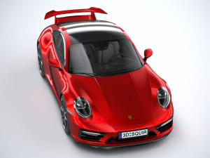 Porsche 911 Carrera Aerokit 2020 3D 모델