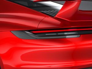Porsche 911 Carrera Aerokit 2020 3D 모델