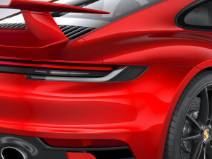 Porsche 911 Carrera Aerokit 2020 3D 모델