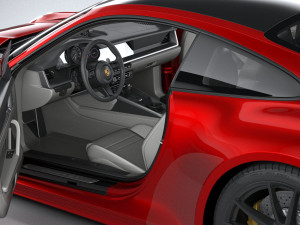 Porsche 911 Carrera Aerokit 2020 3D 모델