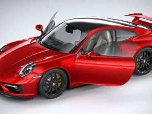 Porsche 911 Carrera Aerokit 2020 3D 모델