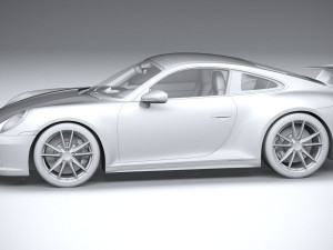 Porsche 911 Carrera Aerokit 2020 3D 모델